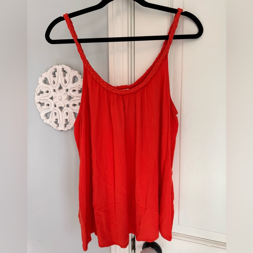 Mossimo Supply Tank in EUC Orange XL